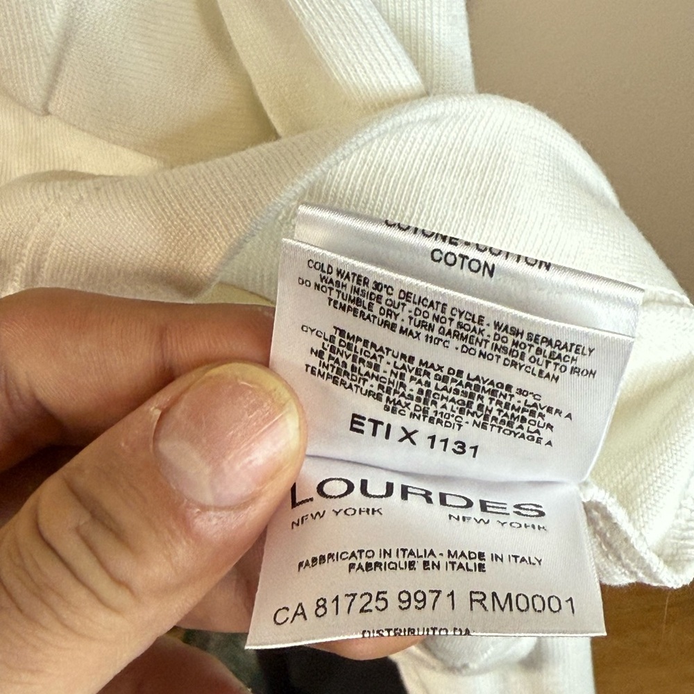 Lourdes White Long Sleeve Shirt - Picture 11 of 11